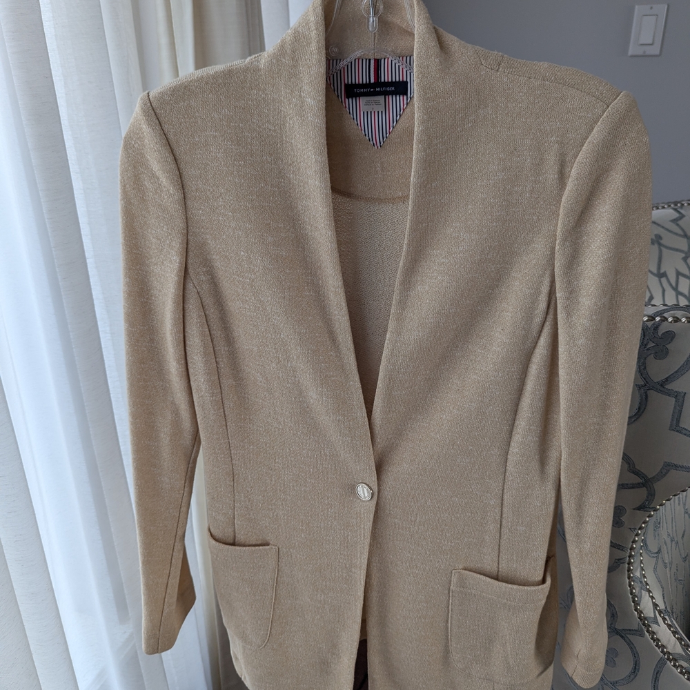 Tommy Hilfiger Tan Women's Blazer